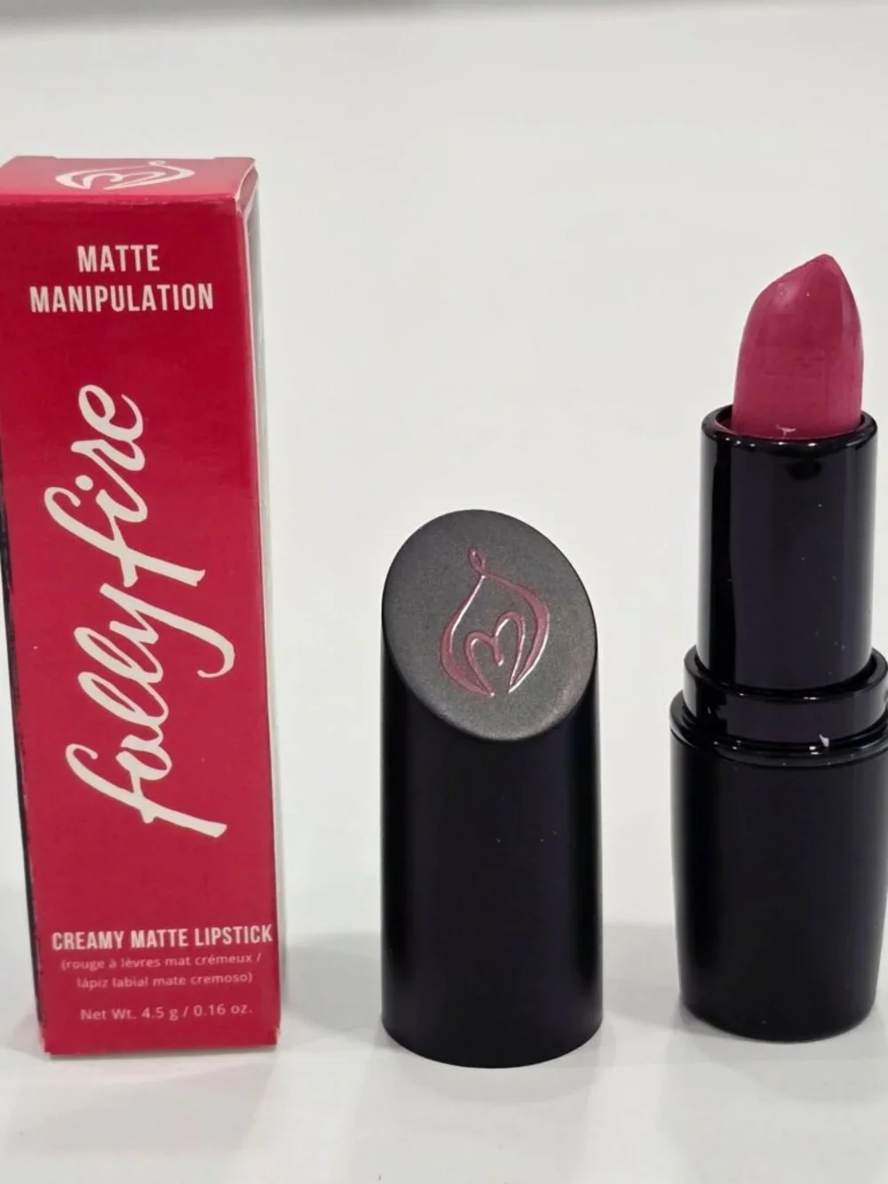Folly Fire ✦ Sunset Blvd Creamy Matte Lipstick ✦ Vibrant Pink Full-Coverage NWT